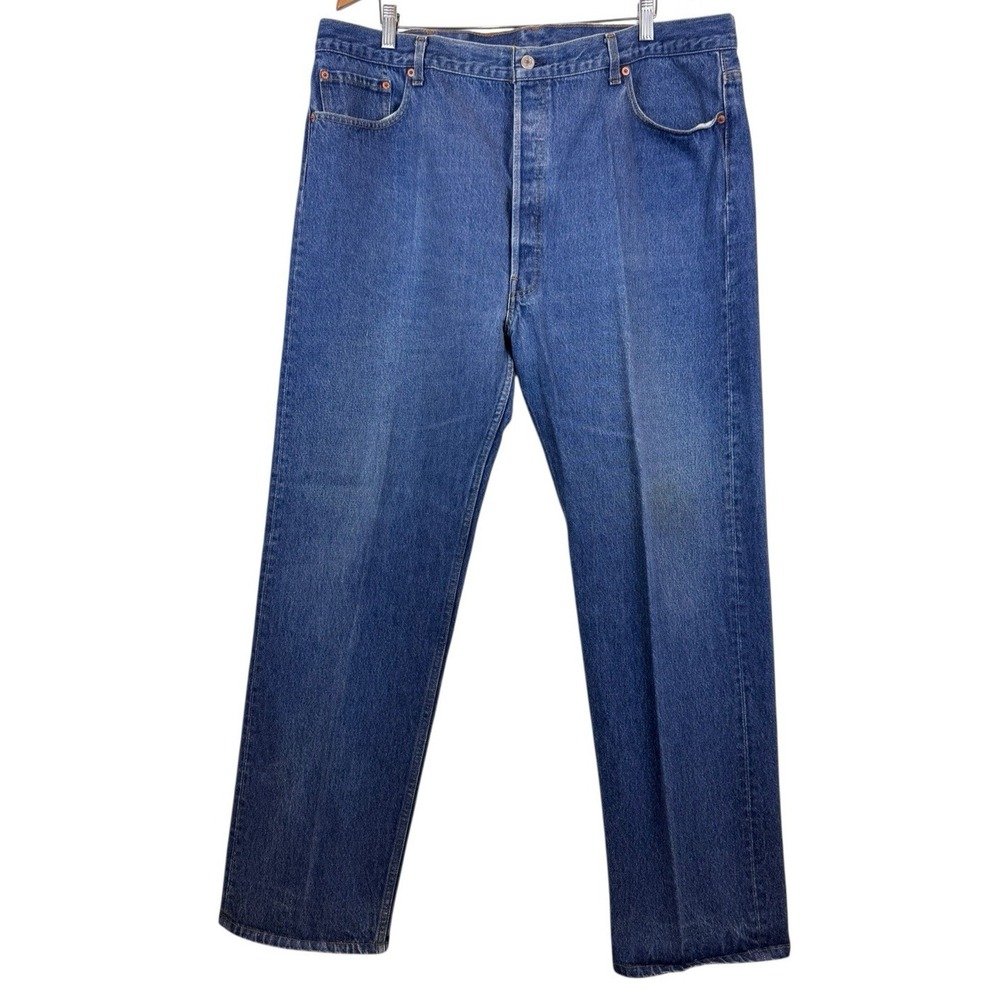 Levi's 501xx Men's Vintage Denim Faded In Jeans 42X34 (actual)‎ USA 1980s *SEE